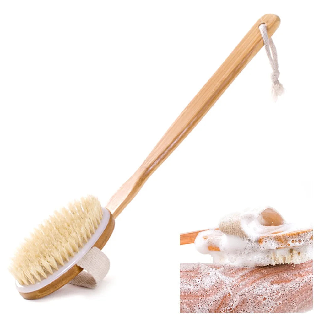 Long Handle Wooden Brush
