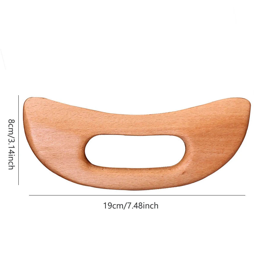 Wooden Gua Sha Massage Tool – Body & Slimming Therapy