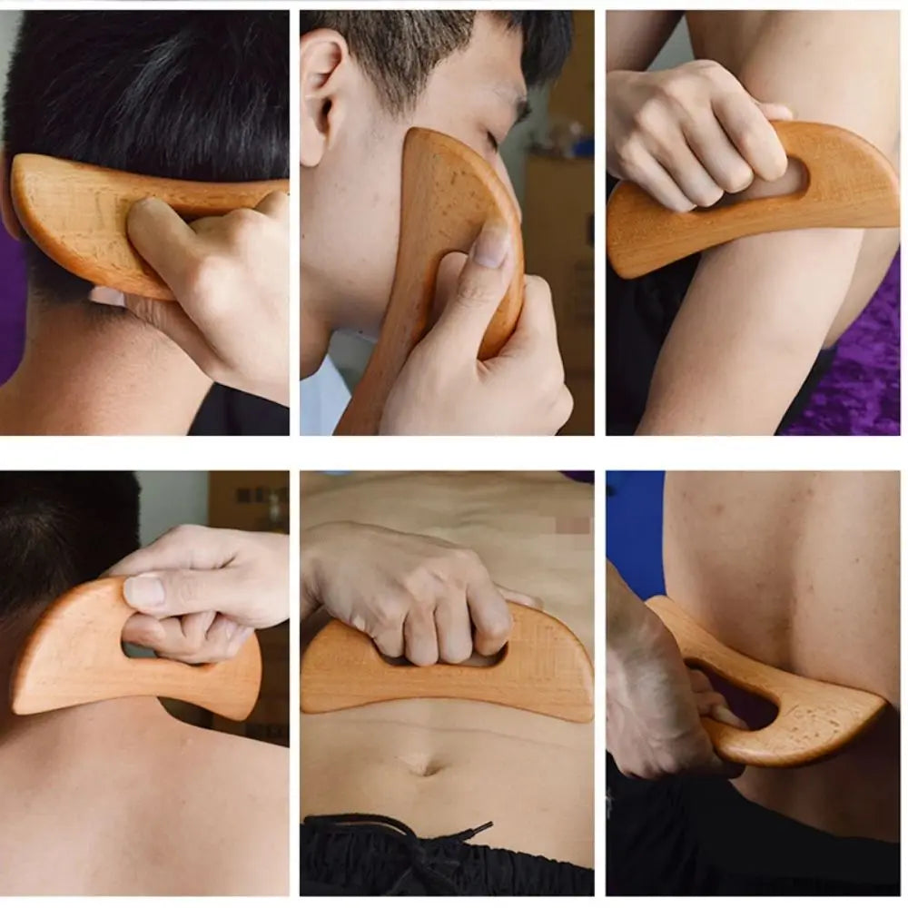Wooden Gua Sha Massage Tool – Body & Slimming Therapy