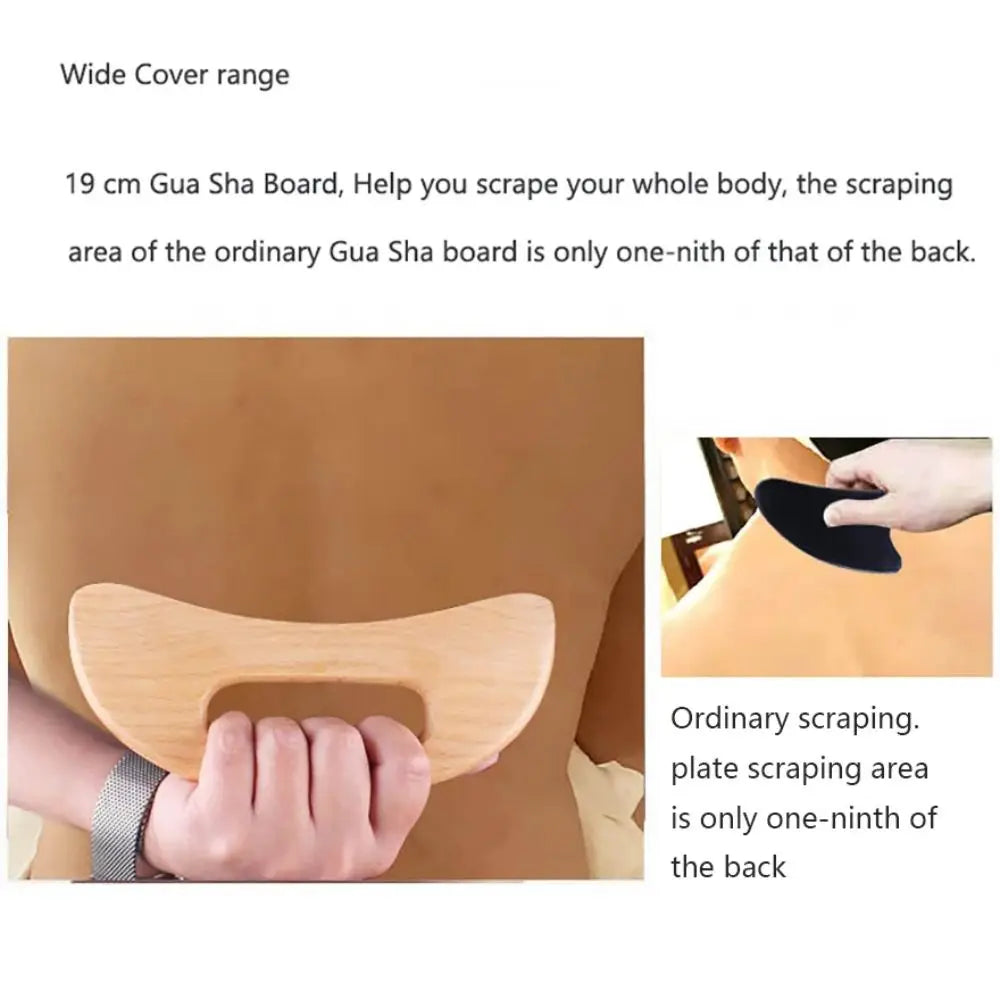 Wooden Gua Sha Massage Tool – Body & Slimming Therapy